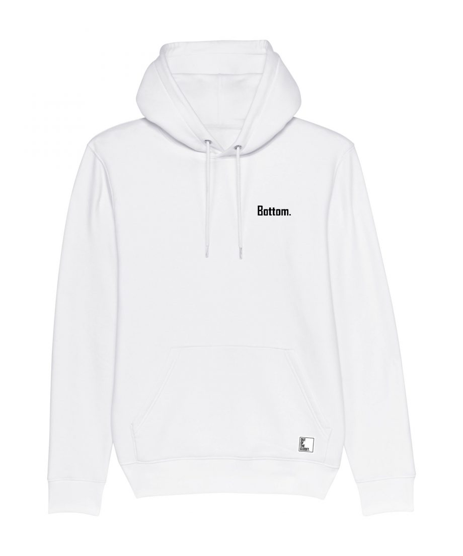 Out Of The Closet - Bottom - Hoodie - White - Pride & Gay Clothing