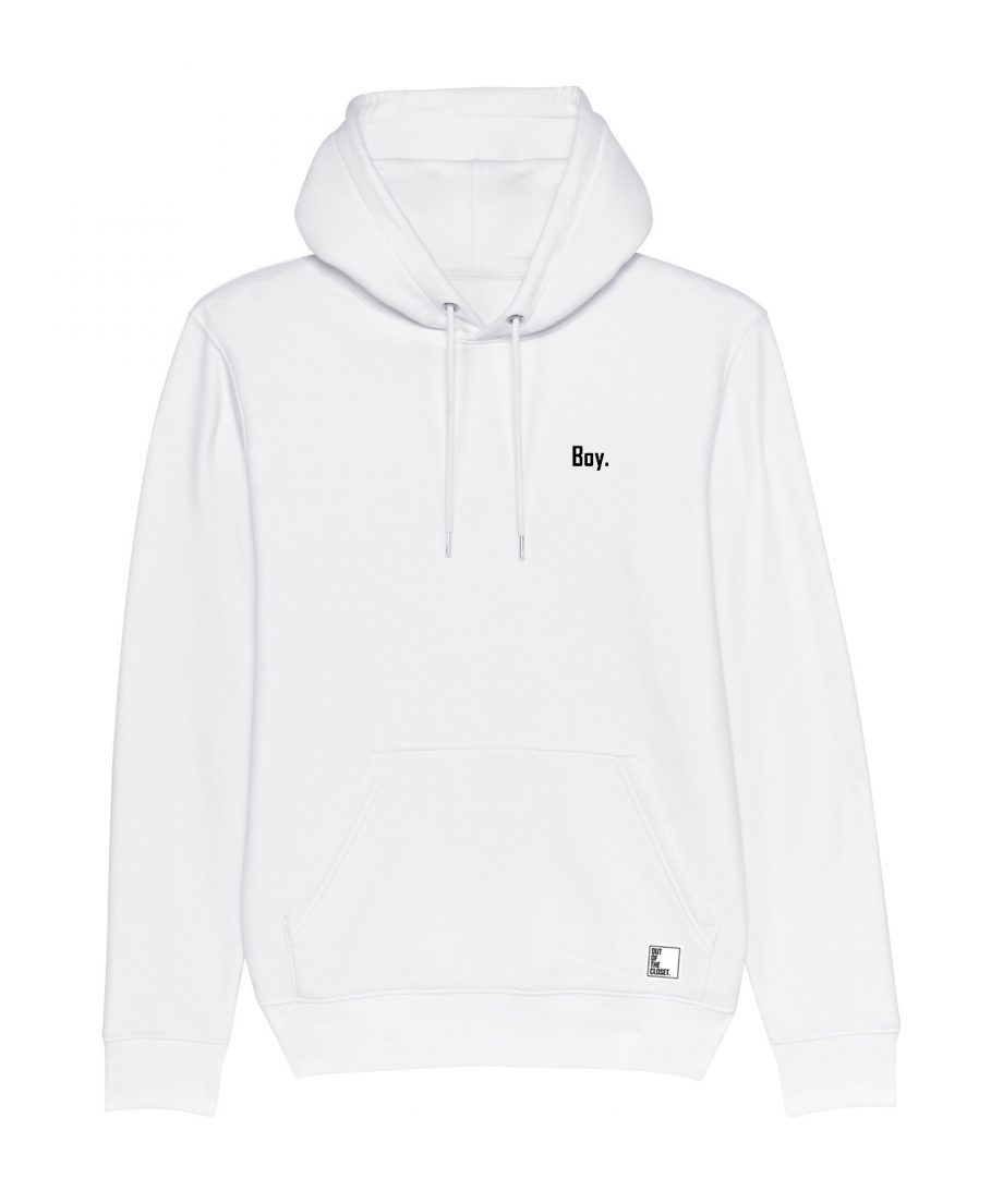 Out Of The Closet - Boy - Hoodie - White - Pride & Gay Clothing