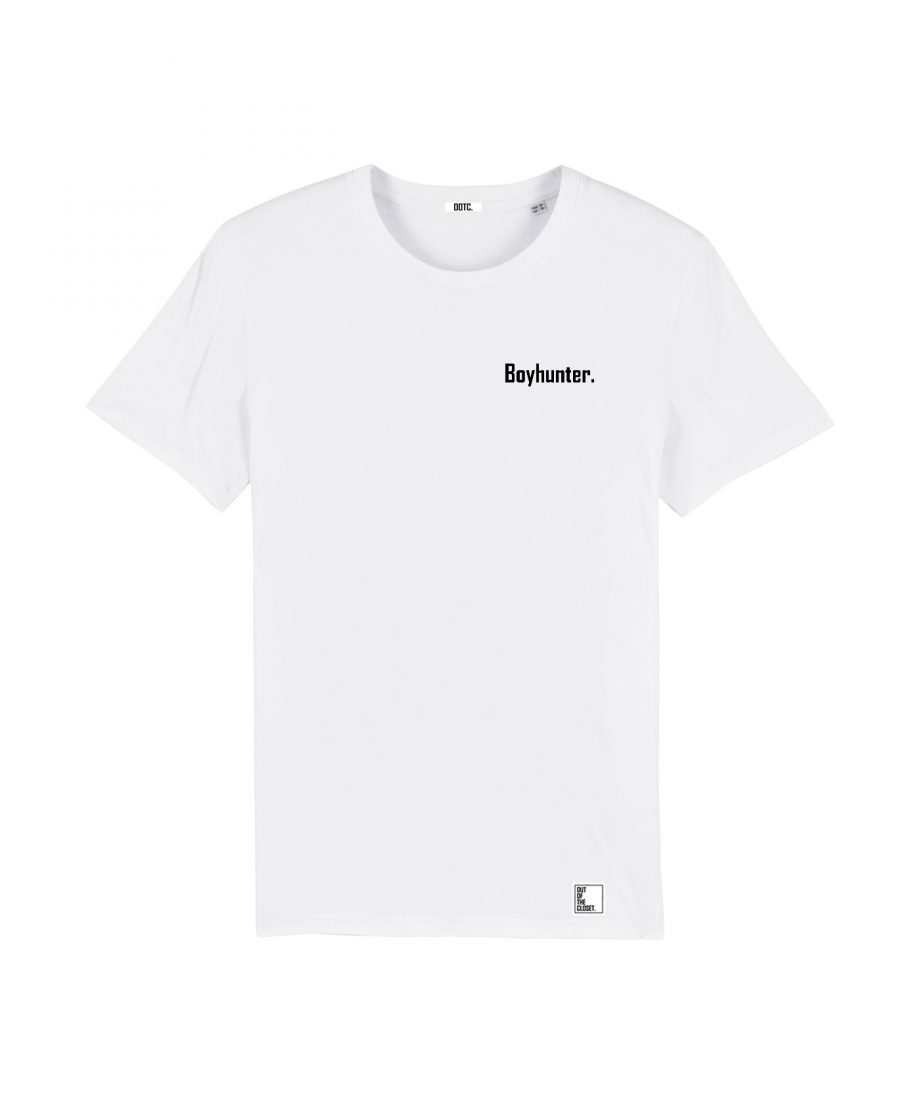 Out Of The Closet - Boyhunter - T-Shirt - White - Pride & Gay Clothing