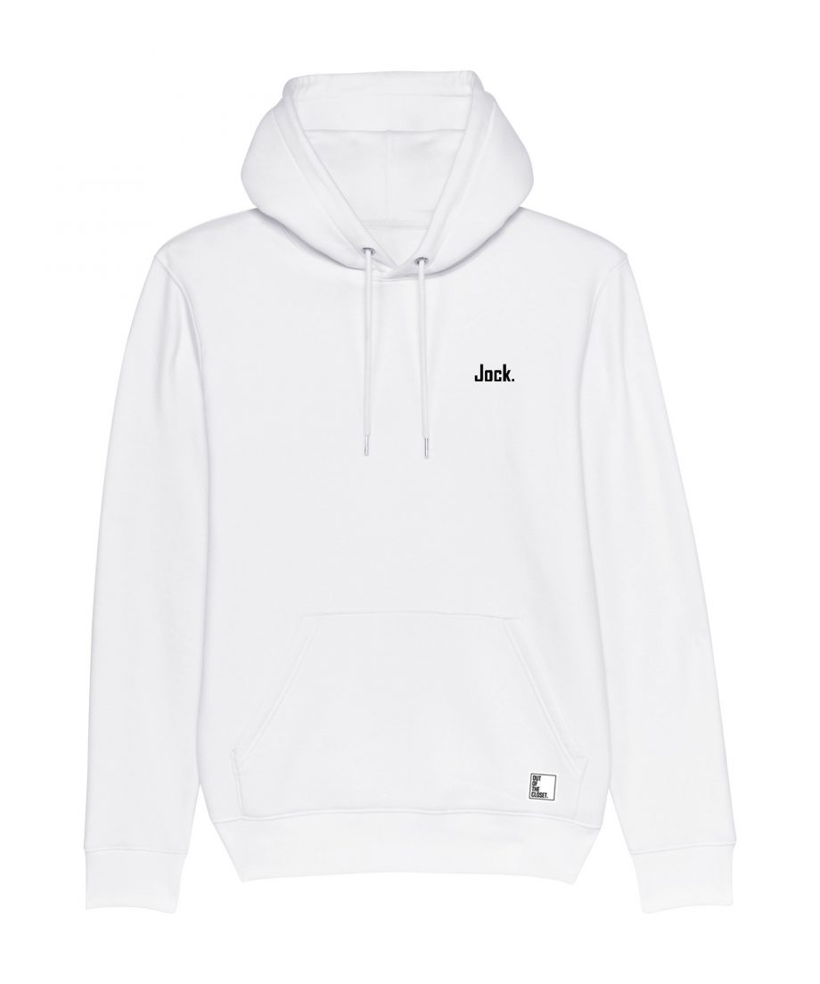 Out Of The Closet - Jock - Hoodie - White - Pride & Gay Clothing
